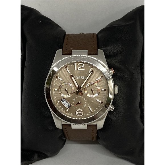 Fossil Perfect Boyfriend ES4146 Women's Brown Leat - Picture 3 of 12